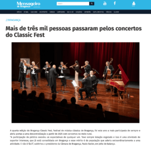 Read more about the article Mensageiro de Bragança