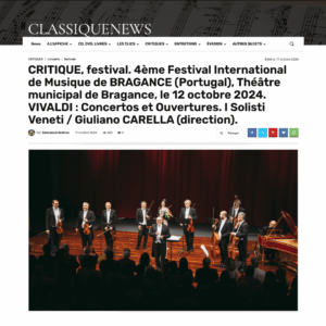 Read more about the article Classique News
