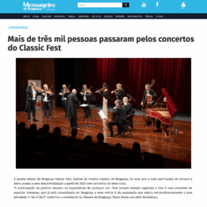 Read more about the article Mensageiro de Bragança