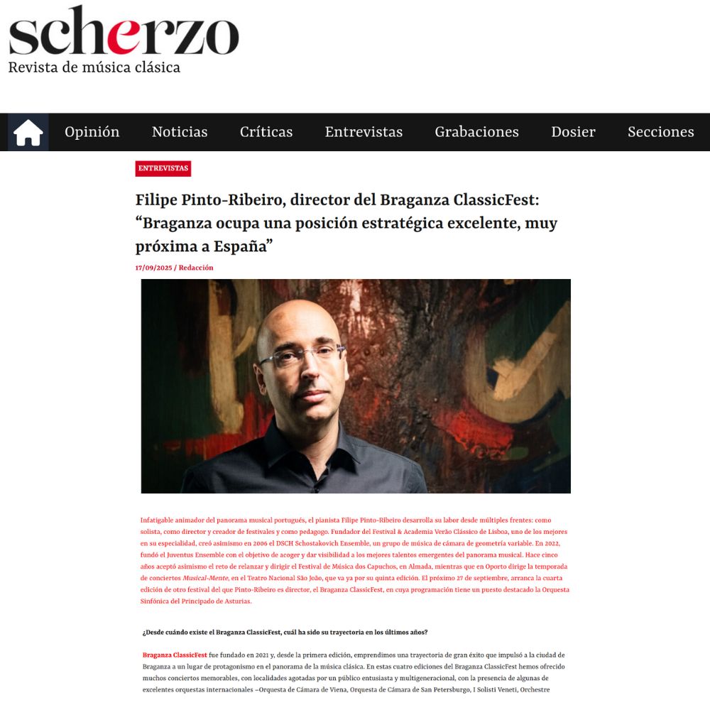 You are currently viewing Entrevista Scherzo 2025