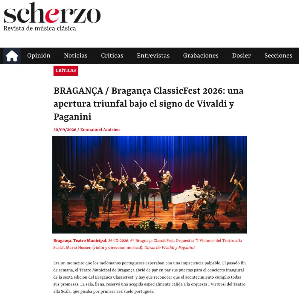You are currently viewing Scherzo abertura 2026