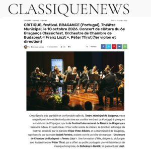 Read more about the article Classique News 2026