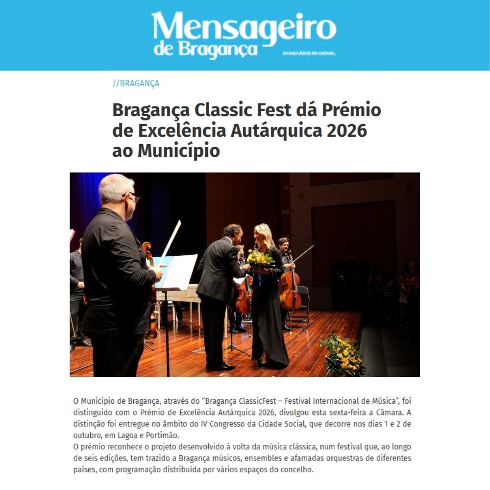 You are currently viewing Mensageiro de Bragança 2026